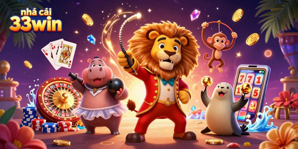 Spin big wins at nhà cái 33win with exciting games and dazzling characters in vibrant 3D.