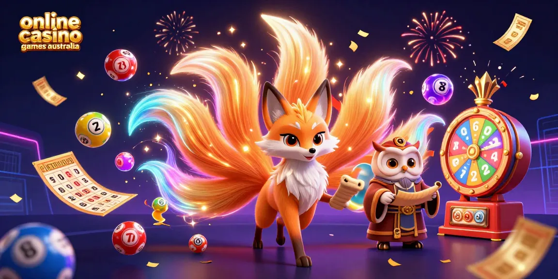 Engage with vibrant online casino games Australia featuring enchanting characters and festive game elements.