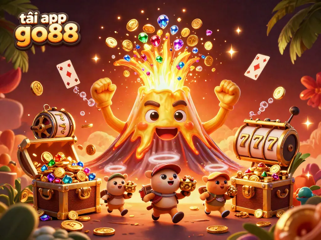 Experience excitement and treasure as you tải app go88 amidst a vibrant scene of fortune.