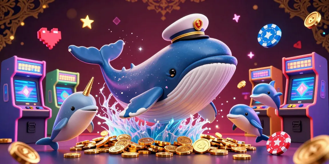Experience thrilling jackpots at galaxy6623 with playful dolphins and fortune-filled whales in this vibrant casino illustration.