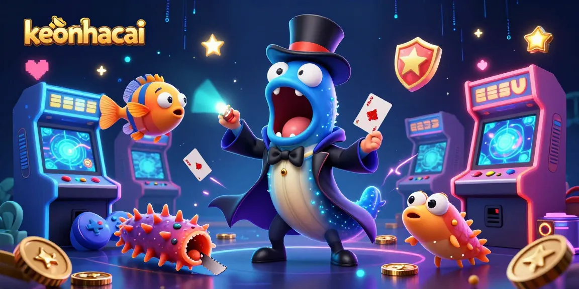 Experience exciting betting with keonhacai in a vibrant, magical underwater casino scene.