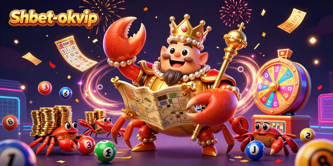 Spin and win with shbet-okvip's vibrant lottery balls and golden prizes in an immersive gaming scene.