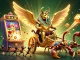 Engage with the vibrant 789win1 casino scene featuring a golden scarab beetle and thrilling game elements.